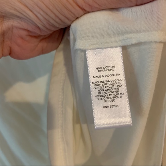 Express 3/4 Sleeve Cotton Blend Shirt - Picture 4 of 6